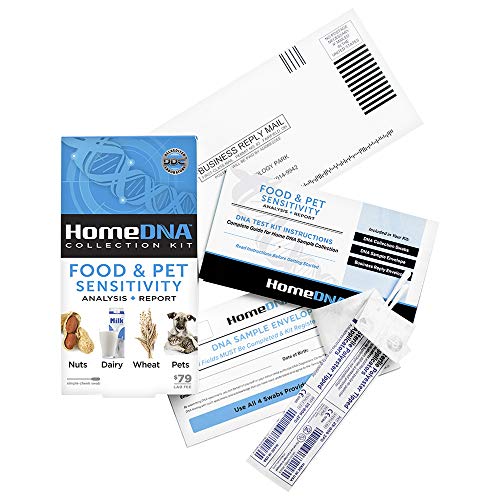HomeDNA Food & Pet Sensitivity at-Home DNA Test Kit | Lab Fees NOT Included |...