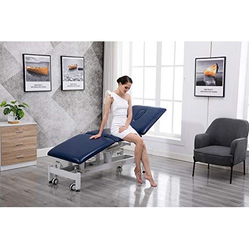 Electric Treatment Table,HomelyD Hi-Lo Adjustable，3-Section Physical Therapy...