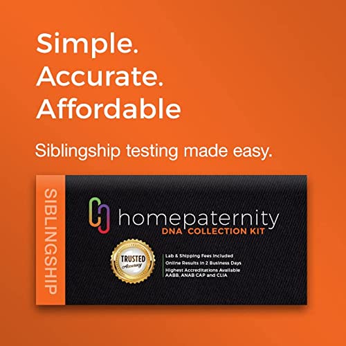 HomePaternity Sibling DNA Test, All Lab Fees & Shipping Included, Results in ...