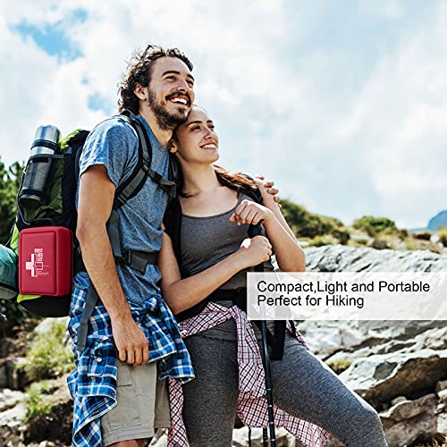 【2022 New】Professional First Aid Kit, Trauma Kit with Labelled Compartments...