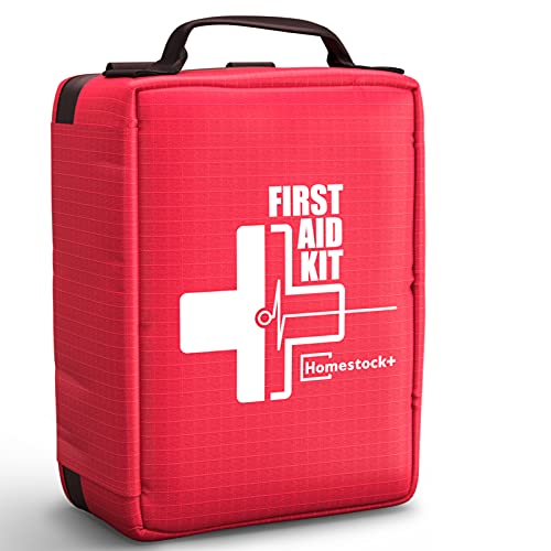 【2022 New】Professional First Aid Kit, Trauma Kit with Labelled Compartments...