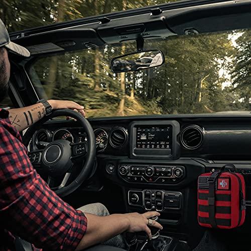 [2022 Upgrade] Trauma First Aid Kit with Survival Gear Outdoor Tactical Gear ...