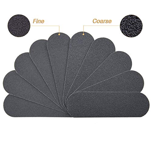 2 Pieces Professional Pedicure Foot File - Reusable Stainless Steel Feet Rasp...