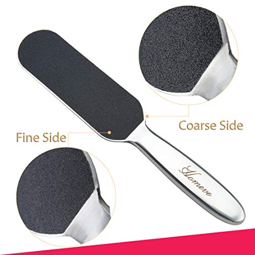 Professional Pedicure Foot File - Reusable Stainless Steel Cracked Skin Corns...