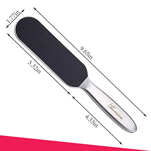 Professional Pedicure Foot File - Reusable Stainless Steel Cracked Skin Corns...