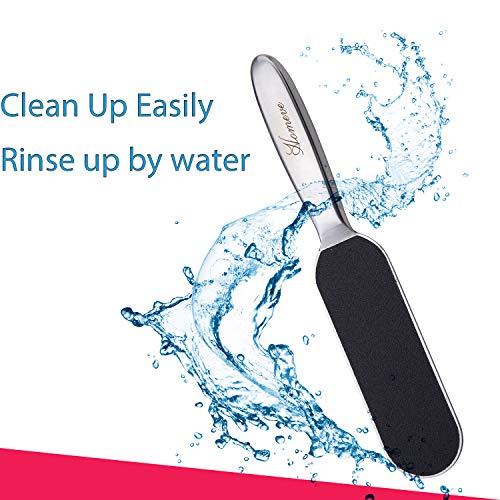 Professional Pedicure Foot File - Reusable Stainless Steel Cracked Skin Corns...