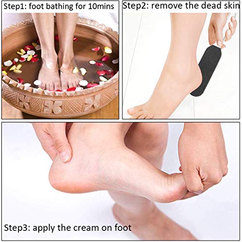 Professional Pedicure Foot File - Reusable Stainless Steel Cracked Skin Corns...