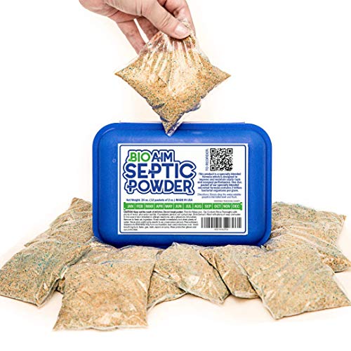 Homey Aim Septic Tank Treatment. 1 Year Supply. Safe Green Cultures and Enzym...