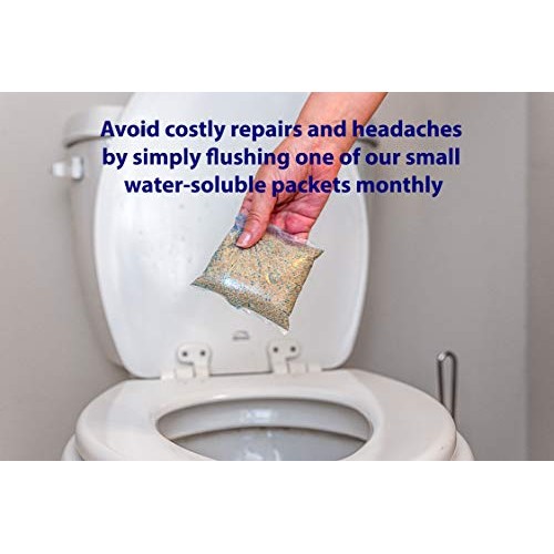 Homey Aim Septic Tank Treatment. 1 Year Supply. Safe Green Cultures and Enzym...