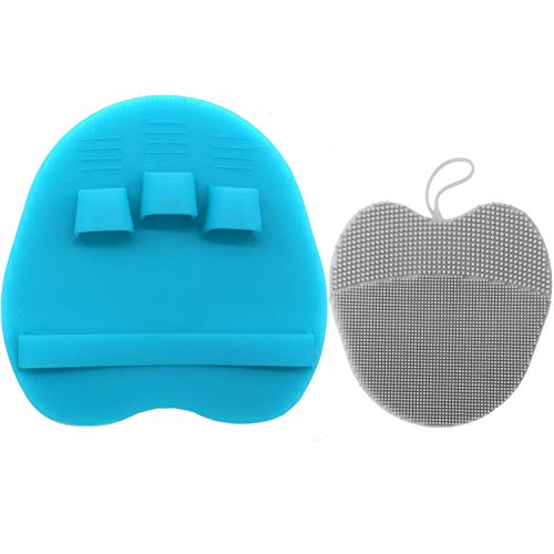 Pure Silicone Body Massage Brush Body Wash Bath Shower Tool, with Super Soft ...
