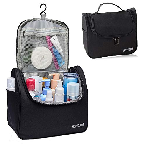 Homthumb Hanging Toiletry Bag for Women and Men,Water-resistant Travel Cosmet...