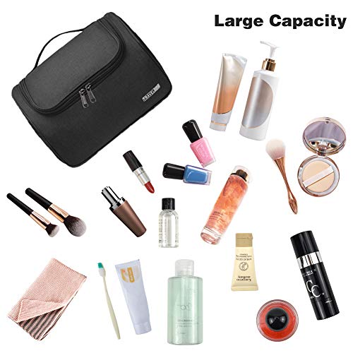 Homthumb Hanging Toiletry Bag for Women and Men,Water-resistant Travel Cosmet...