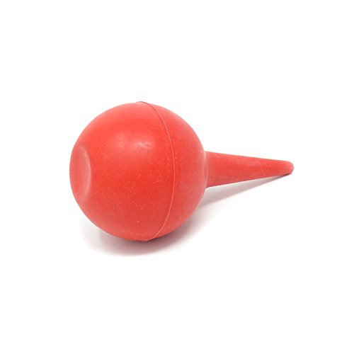 Honbay 3PCS Laboratory Tool Red Rubber Squeeze Bulb Ear Syringe Ball,30ml,60m...