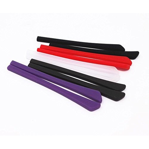 Honbay 5 Pairs Colorful Anti-slip Silicone Eyeglass End Tips Ear Sock Pieces ...