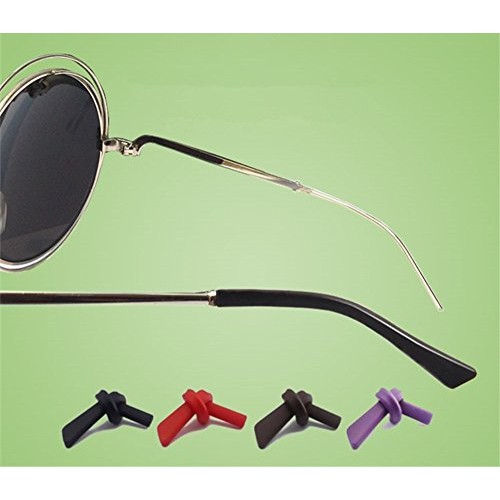 Honbay 5 Pairs Colorful Anti-slip Silicone Eyeglass End Tips Ear Sock Pieces ...