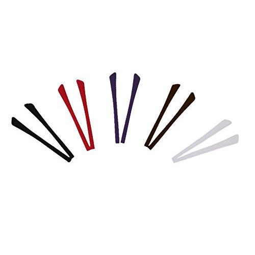 Honbay 5 Pairs Colorful Anti-slip Silicone Eyeglass End Tips Ear Sock Pieces ...