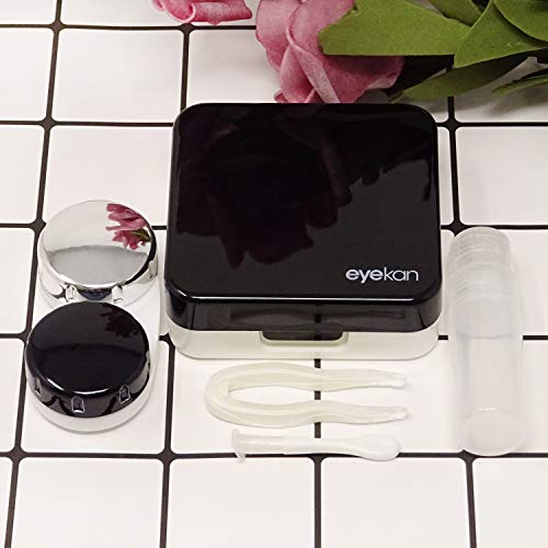 Honbay Fashion Travel Contact Lens Case Kit Mini Contact Lens Box with Mirror...