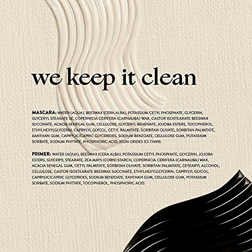 Honest Beauty Extreme Length Mascara + Lash Primer | 2-in-1 Boosts Lash Lengt...