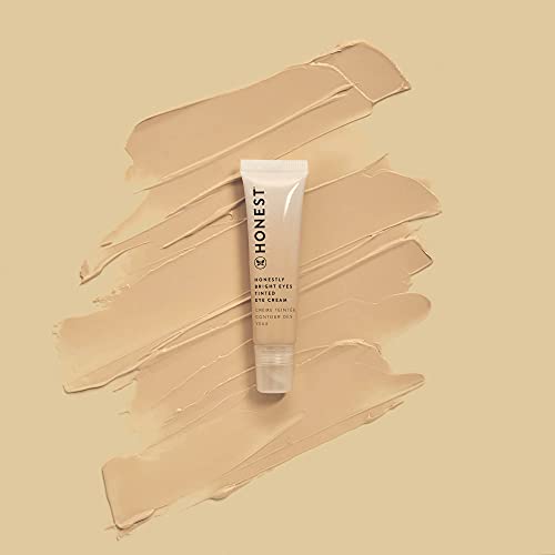 Honest Beauty Honestly Bright Eyes Tinted Eye Cream, Sandstone with Hyaluroni...
