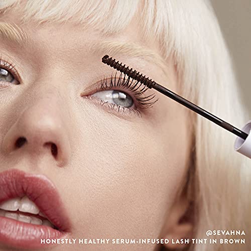 Honest Beauty Honestly Healthy Lash Tint, Brown with Castor Oil |Serum-Infuse...