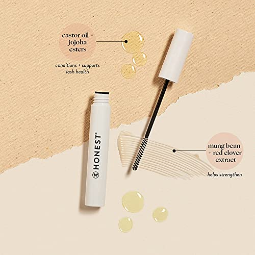 Honest Beauty Honestly Healthy Lash Tint, Brown with Castor Oil |Serum-Infuse...