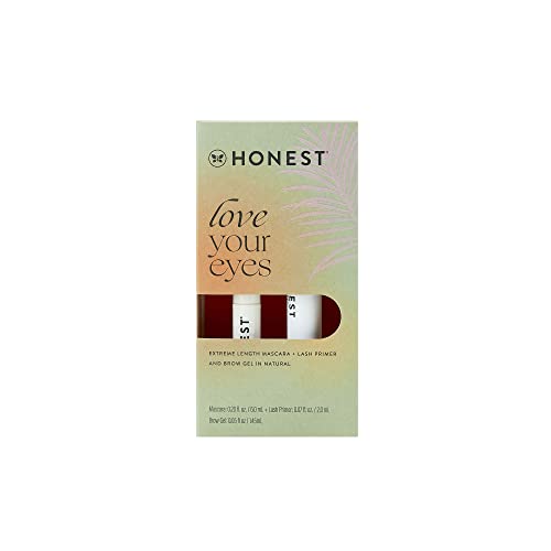 Honest Beauty Love Your Eyes Kit, Holiday Gift, Extreme Length Mascara + Lash...