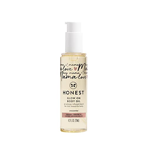 The Honest Company Honest Mama Glow On Body Oil, 4.2 Fl Oz