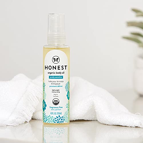 The Honest Company Organic Body Oil, 4 Fl. Oz.