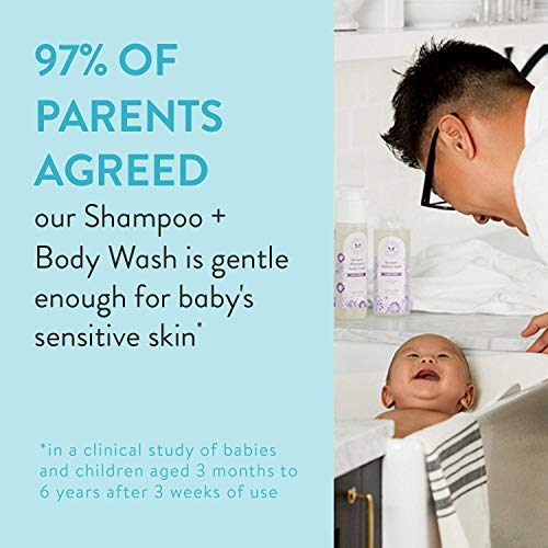 The Honest Company Perfectly Gentle Sweet Orange Vanilla Shampoo + Body Wash,...