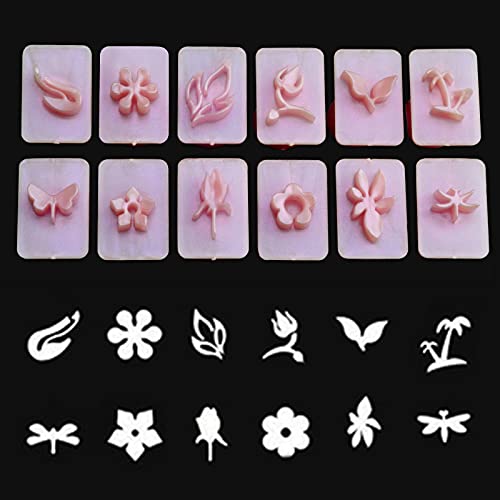 12pcs/Set Easy Nail Art Stamper for Acrylic Nail Design Nail Stamp Stamping T...