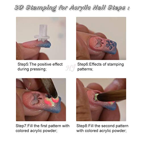 12pcs/Set Easy Nail Art Stamper for Acrylic Nail Design Nail Stamp Stamping T...