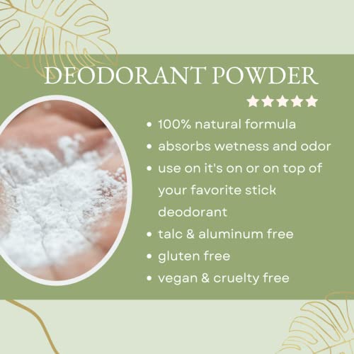 Honeybee Gardens Deodorant Powder | 100% Natural | Talc and Aluminum FREE