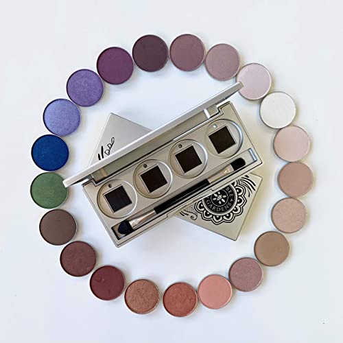 Honeybee Gardens Refillable Pressed Eye Shadow Compact | SOLD EMPTY | Eco Fri...