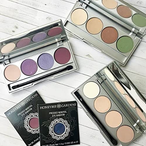 Honeybee Gardens Refillable Pressed Eye Shadow Compact | SOLD EMPTY | Eco Fri...