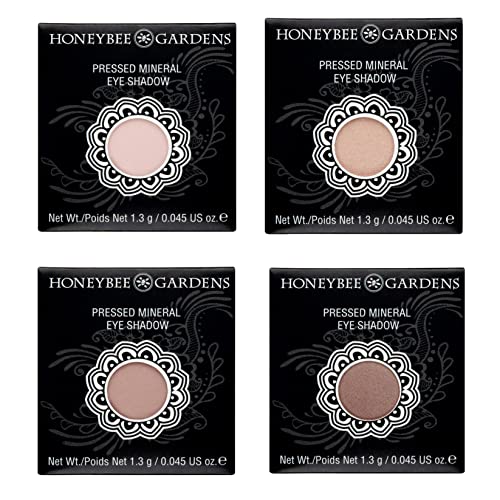 Honeybee Gardens 'Skinny Dip' Refillable Eye Shadow Palette | 4 Neutral Shade...