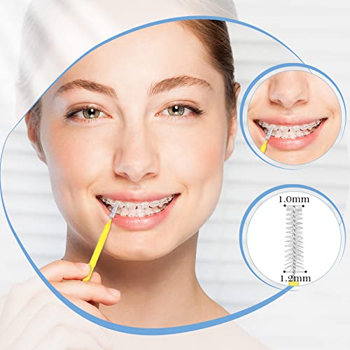 6 Pieces Brace Toothbrush V Shaped Orthodontic Toothbrush with Brush Head 40 ...