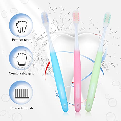 6 Pieces Brace Toothbrush V Shaped Orthodontic Toothbrush with Brush Head 40 ...