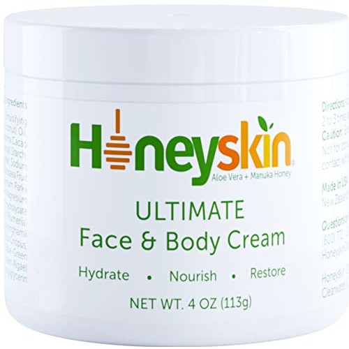 Hydrating Face Moisturizer for Women and Men - Eczema Cream w/ Manuka Honey a...
