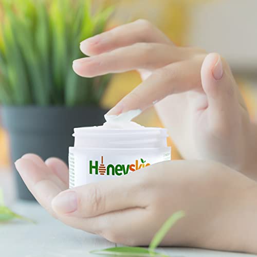 Hydrating Face Moisturizer for Women and Men with Manuka Honey and Coconut Oi...