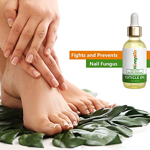 Nourishing Nail Care Cuticle Oil - Infused with Manuka Honey and Tea Tree Oil...