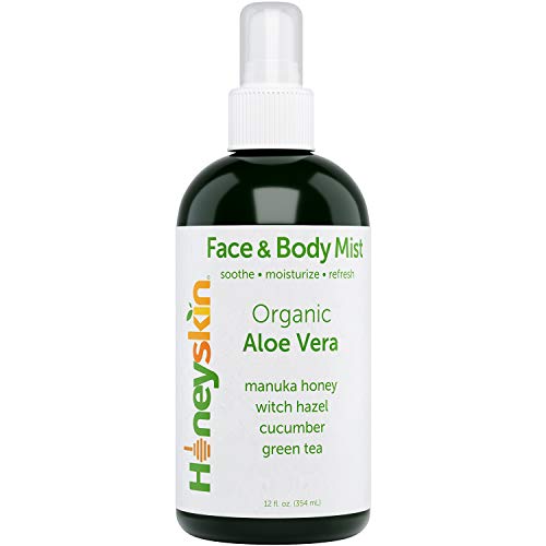 Pure Natural Aloe Vera Mist Setting Spray and Face Toner - Soothing Natural F...