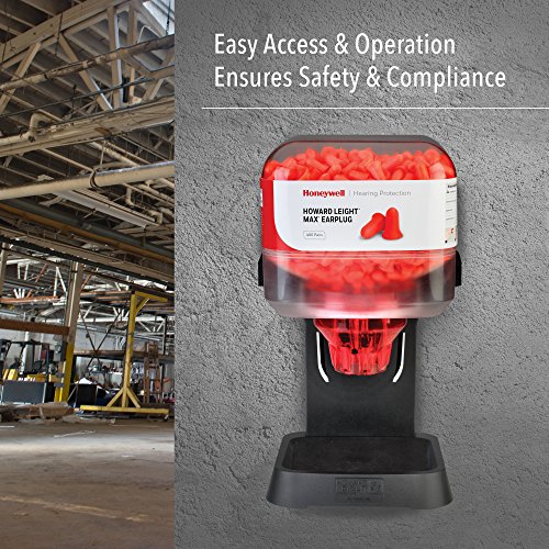 Howard Leight HL400 Earplug Dispenser with 400 Pairs of MAX Earplugs