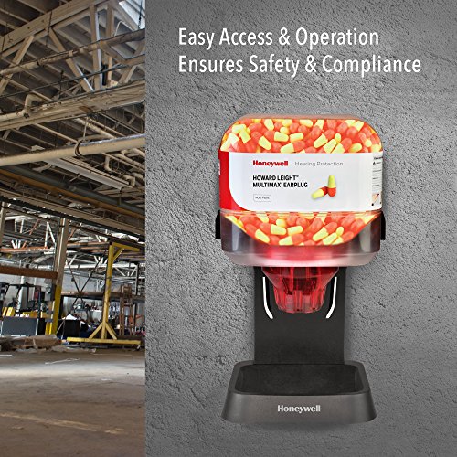 Howard Leight by Honeywell HL400 Earplug Dispenser with 400 Pairs of Multi Ma...