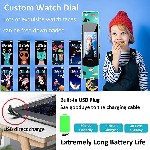 Fitness Tracker for Kids, Hongmed Smart Watch for Teens with Temperature Bloo...