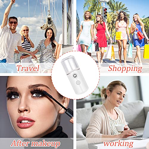 12 Pieces Nano Mist Sprayer Mini Face Mist Handy Sprayer Nano Steamer Mister ...