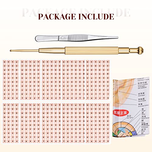 1200 Pieces Ear Seed Kit Acupuncture Ear Seed Acupressure Tools Disposable Ea...