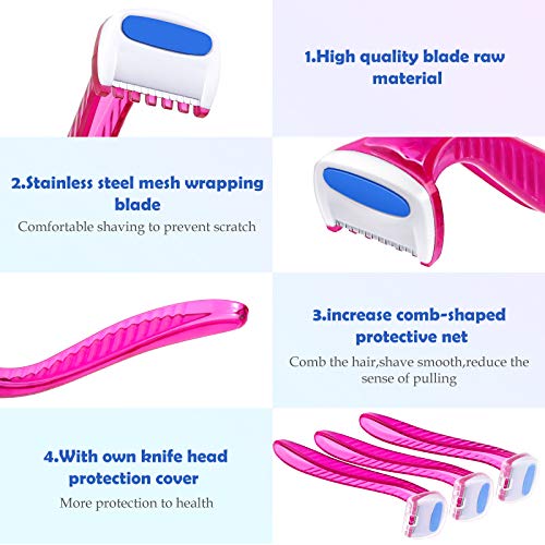 18 Pieces Women's Razor Bikini Trimmer Durable Travel Accessories Women Razor...