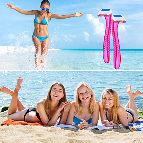 18 Pieces Women's Razor Bikini Trimmer Durable Travel Accessories Women Razor...