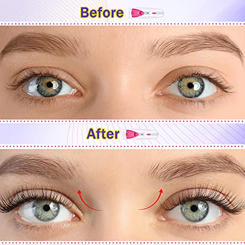 2 Pieces Heated Eyelash Curler Electric Eyelash Curlers Painless Safety Desig...