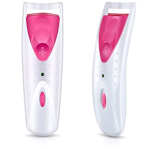 2 Pieces Heated Eyelash Curler Electric Eyelash Curlers Painless Safety Desig...